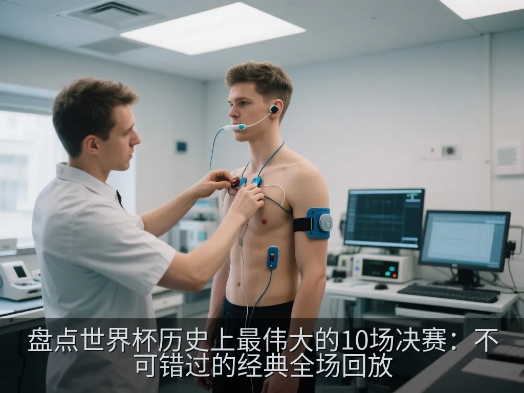 空旷的现代足球场，在黄昏时分亮起灯光，充满史诗般的竞技氛围